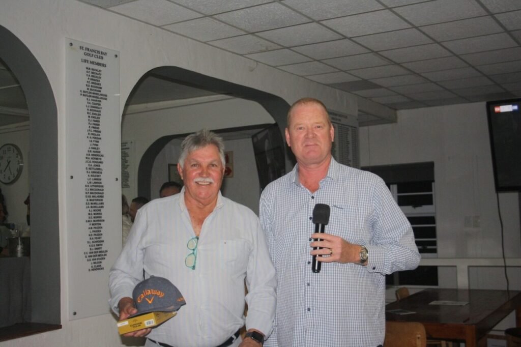 Winners of day 2 calamari golf
