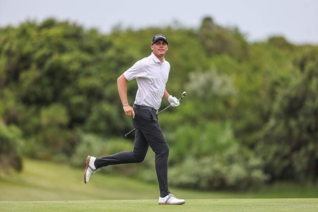 Simpson leads first day of PGA at SF Links