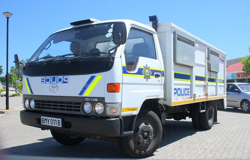 South African Police Toyota Dyna 6 104 truck